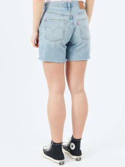 Levi's - 501 Mid Thigh Short in Fun Flare (Light Wash)