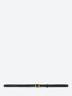 LIÉ STUDIO - Georgia Slim Belt in Black/Gold