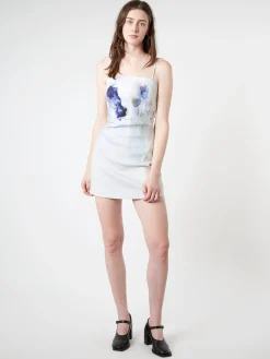 Linen Blend Strap Dress