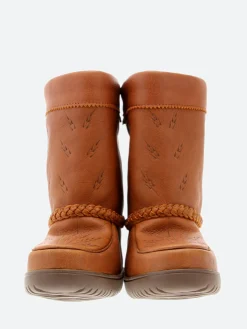 Manitobah Mukluks - Women's Tobacco Waterproof Half Tamarack Mukluk