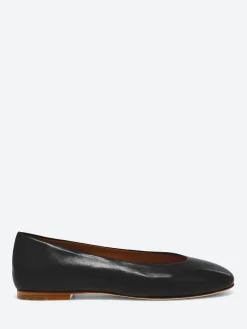Mara Bini - Allegra Ballet Flats in Nero Seta