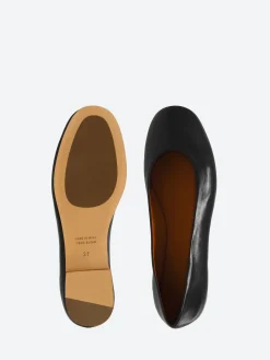 Mara Bini - Allegra Ballet Flats in Nero Seta
