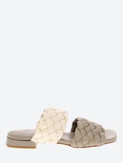 Mara Bini - Bright Sandals in Sage Piuma and Gesso Poi