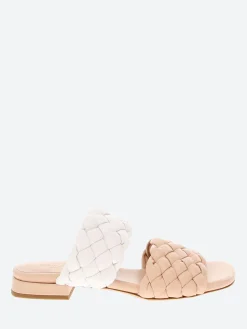 Mara Bini - Bright Sandals in Cipria Piuma and Bianco