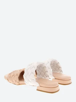 Mara Bini - Bright Sandals in Cipria Piuma and Bianco