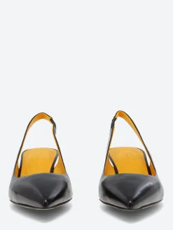 Mara Bini - Naomi Slingback Pump in Nero Seta