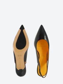 Mara Bini - Naomi Slingback Pump in Nero Seta