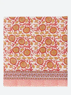 Marc Barell - Sunflower Print Scarf in Red