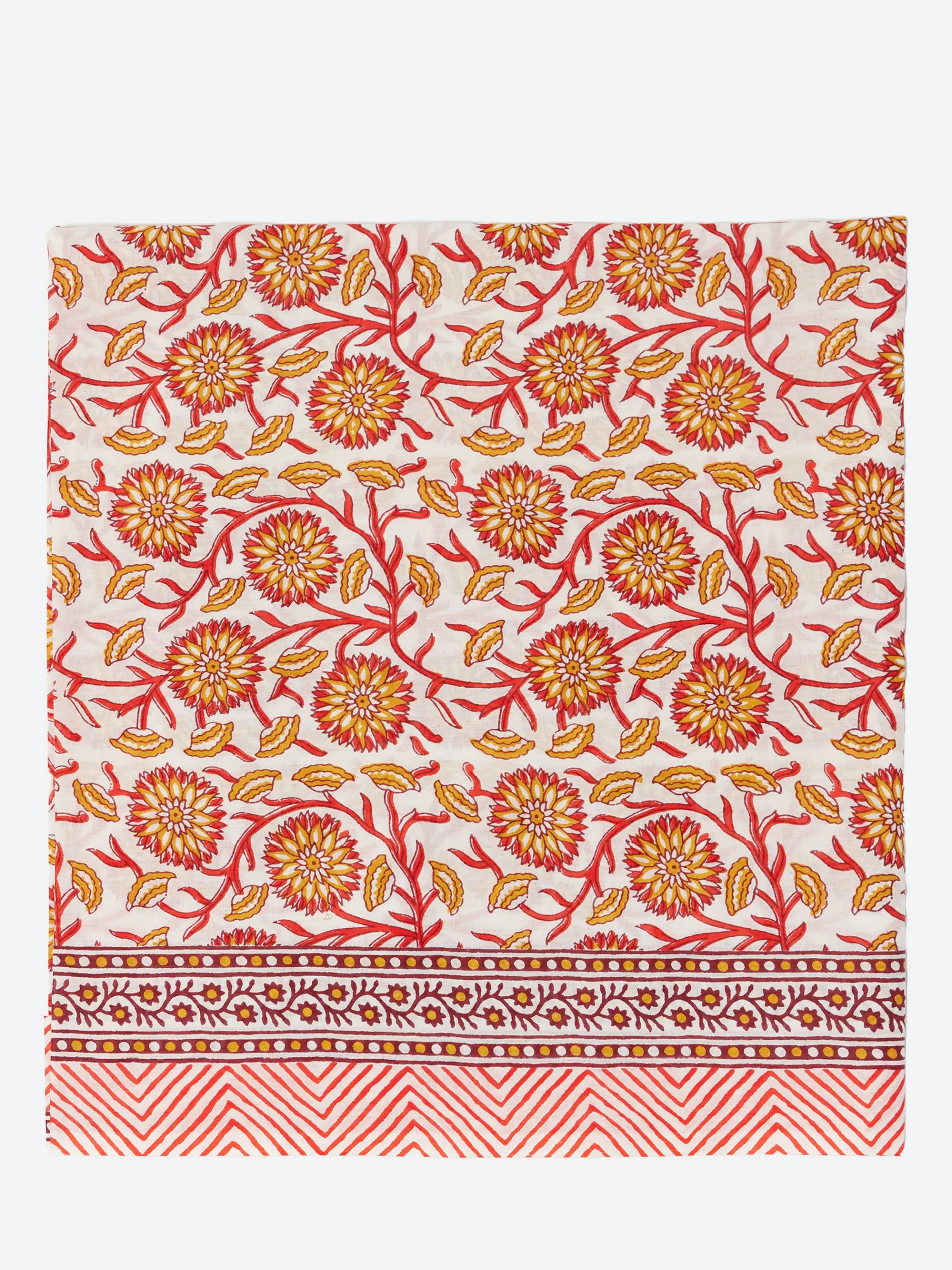 Marc Barell - Sunflower Print Scarf in Red