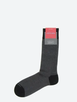 Marcoliani - Birdseye Socks in Black