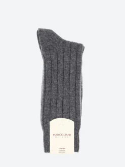 Marcoliani - Dress Cashmere Socks in Flannel