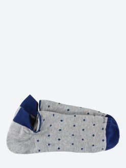 Marcoliani - Sneaker Polka Dot Sock in Silver Grey