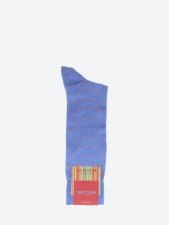 Marcoliani - St. Tropez Polka Dot Socks in Lavender