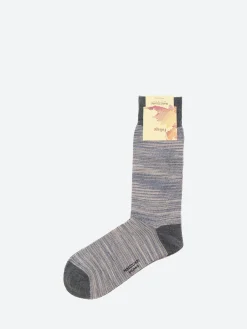 Marcoliani Milano - Autumn Shade Mid Calf Sock in Fog Grey