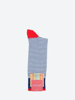 Marcoliani Milano - Palio Stripe Sock in White
