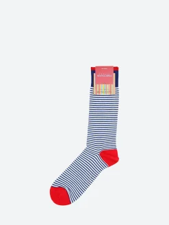 Marcoliani Milano - Palio Stripe Sock in White