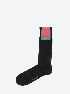 Marcoliani Milano - Pin Dot Socks in Black