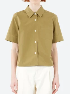 Margaret Howell - Cuff Small Shirt in Warm Olive