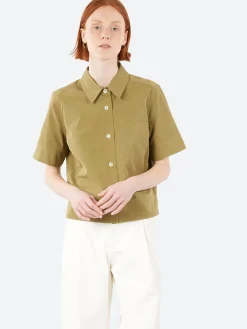Margaret Howell - Cuff Small Shirt in Warm Olive