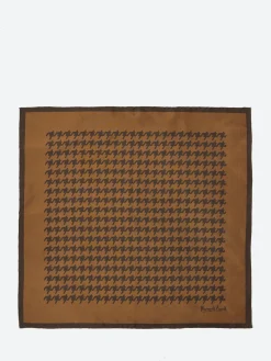 Margaret Howell - Glencheck Scarf in Olive and Assam