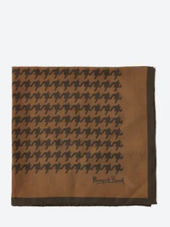 Margaret Howell - Glencheck Scarf in Olive and Assam