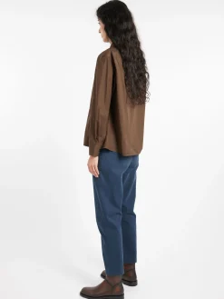 Margaret Howell - MHL Big Pocket Swing Shirt in Carob