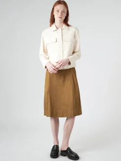 Margaret Howell - MHL Cropped Worker Jacket in Off White