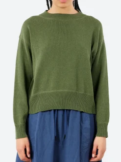 Margaret Howell - MHL Flatlock Guernsey in Green