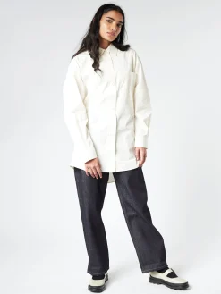 Margaret Howell - MHL Oversized Painters Shirt in Off White