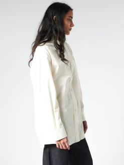 Margaret Howell - MHL Oversized Painters Shirt in Off White