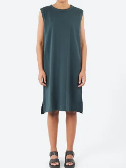 Margaret Howell - MHL Overhead Tank Dress in Algae