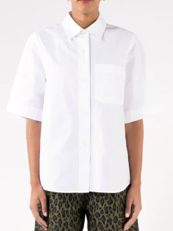 Margaret Howell - MHL Short Sleeve Shirt in White