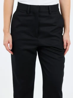 Margaret Howell - Midi Waist Crop Trouser in Dark Navy