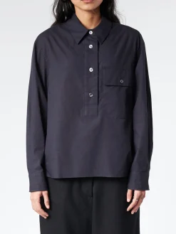 Margaret Howell - Pullover Shirt in Black