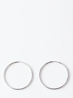 Maria Black - Senorita 35 Hoop Pair in SIlver
