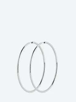 Maria Black - Senorita 50 Hoops in Silver