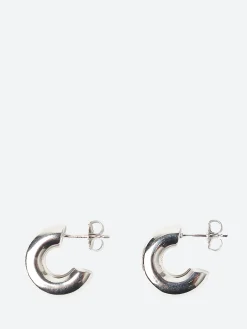 Maria Black - Tempelhofer Hoops in Silver