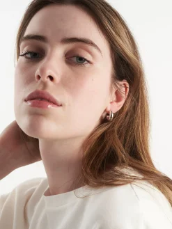 Maria Black - Tempelhofer Hoops in Silver