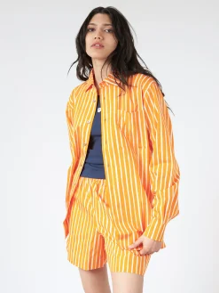 Marimekko - Jokapoika Shirt in Orange and White