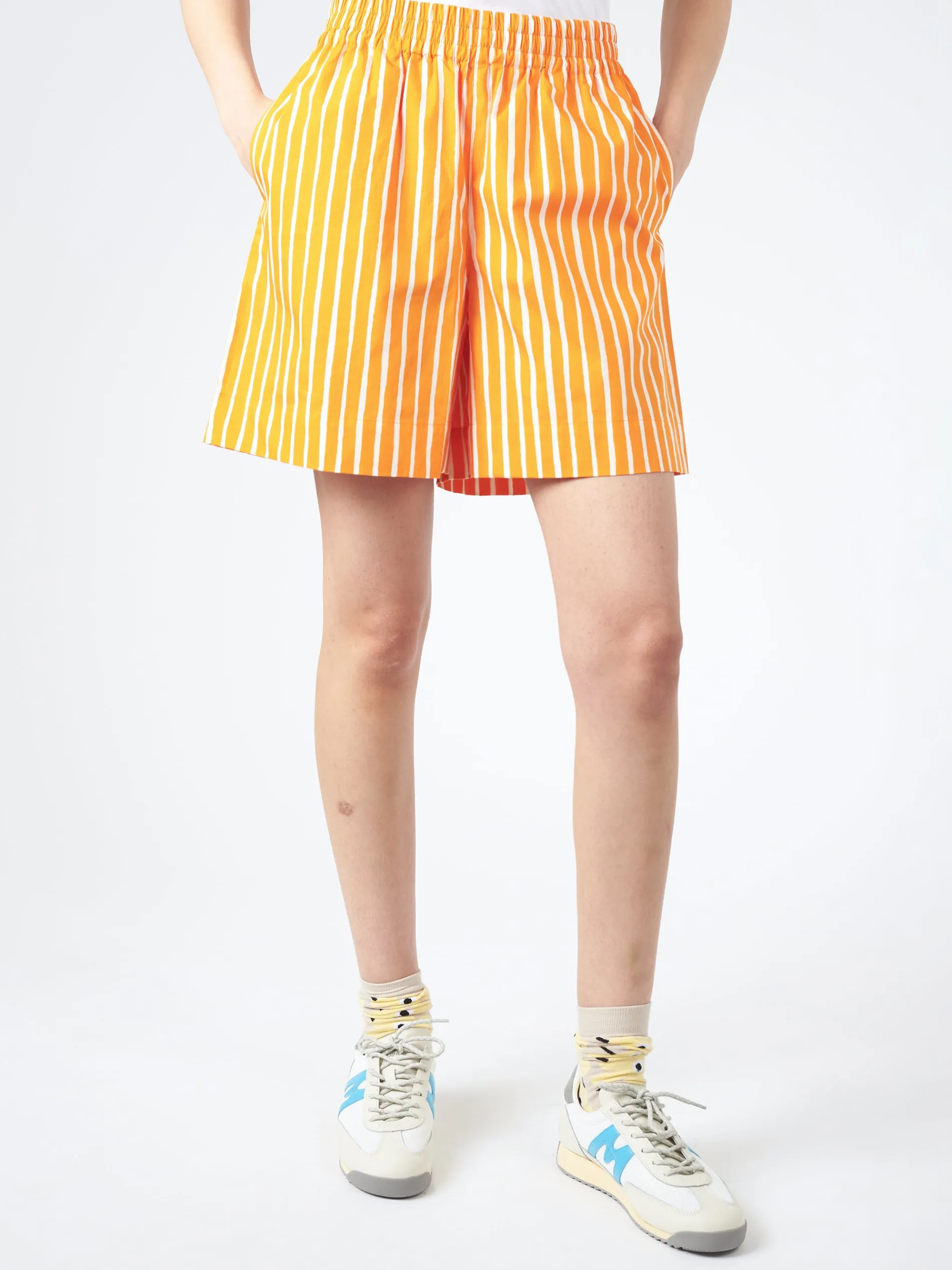 Marimekko - Jokapoika Short in Orange and White
