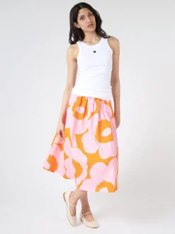 Marimekko - Kedol Unikko Placement Tank in White/Black