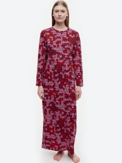 Marimekko - Lae Pikkuinen Unikko Dress in Pink Red