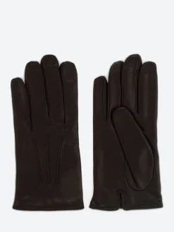 Mario Portolano - 1363 Men's Gloves in Black Nappa