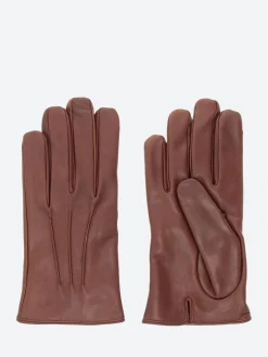 Mario Portolano - 1363 Nappa Short Gloves in Camel