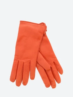 Mario Portolano - 2777 Nappa Short Gloves in Orange