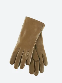 Mario Portolano - 2777 Nappa Short Gloves in Taupe