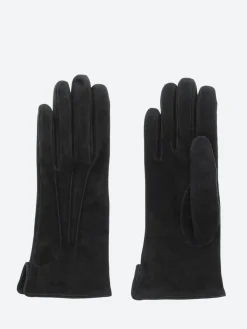 Mario Portolano - 4220 Suede Glove Cashmere in Black