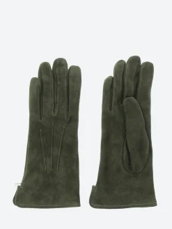 Mario Portolano - Suede Glove Cashmere Lined in Forest