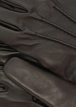 Mario Portolano - 1363/U Nappa Short Glove in Dark Brown