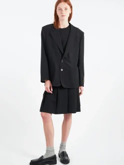 Marni - Blazer with Contrast Stitching in Black